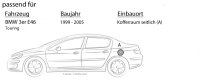 Audison APX 5 - 13cm 2-Wege Koax Lautsprecher - Einbauset passend für BMW 3er E46 - justSOUND