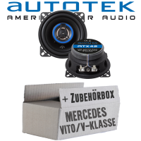 Lautsprecher Boxen Autotek ATX-42 | 2-Wege 10cm Koax Lautsprecher 100mm Auto Einbauzubehör - Einbauset passend für Mercedes V- JUST SOUND best choice for caraudio