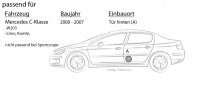 lasse W203 Heck - Lautsprecher Boxen ESX HZ52 HORIZON - 13cm Koax Auto Einbausatz - Einbauset passend für Mercedes C-Klasse JUST SOUND best choice for caraudio