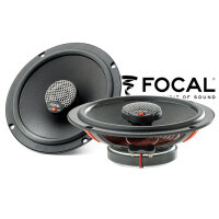 Lautsprecher Boxen Focal ICU165 | 16,5cm 2-Wege Koax Auto Einbauzubehör - Einbauset passend für Ford Fiesta MK7 Front Heck - justSOUND