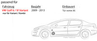 Lautsprecher Boxen Focal ICU165 | 16,5cm 2-Wege Koax Auto Einbauzubehör - Einbauset passend für VW Golf 6 Variant Front - justSOUND