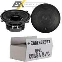 Lautsprecher Boxen ESX HZ52 HORIZON - 13cm Koax Auto Einbausatz - Einbauset passend für Opel Corsa B/C Heck - justSOUND