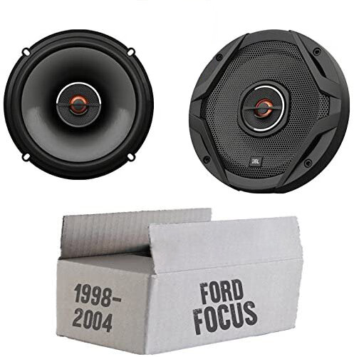 JBL GX602 | 2-Wege | 16,5cm Koax Lautsprecher - Einbauset passend für Ford Focus 1 Front Heck - justSOUND