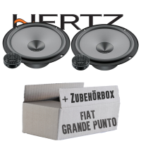 Hertz K 165 - KIT - 16,5cm Lautsprecher Komposystem - Einbauset passend für Fiat Grande Punto 199 Front - justSOUND