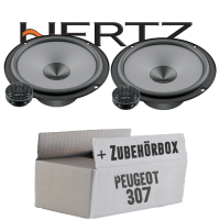Hertz K 165 - KIT - 16,5cm Lautsprecher Komposystem - Einbauset passend für Peugeot 307 - justSOUND