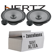 Hertz K 165 - KIT - 16,5cm Lautsprecher Komposystem - Einbauset passend für Seat Altea - justSOUND