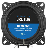 Hifonics BRX42 | 10 cm (4") Koaxial-Lautsprecher - extra flach