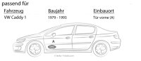 Lautsprecher Boxen ESX HZ462 | 9 x 15 cm (4x6er) | 2-Wege Koax Lautsprecher Boxen | HORIZON HZ 462 | Auto Einbauzubehör - Einbauset passend für VW Caddy 1 Front - justSOUND