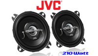 JVC CS-J420 - 10cm Koaxe - Einbauset passend für BMW 5er E39 Touring Dachhimmel - justSOUND