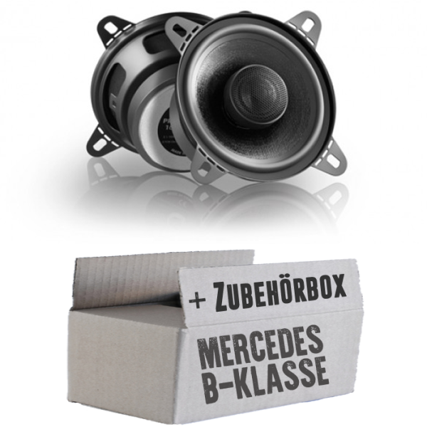 lasse W245 Heck - Lautsprecher Boxen Eton PRX110.2 - 10cm Koax-System Auto Einbauzubehör - Einbauset passend für Mercedes B-Klasse JUST SOUND best choice for caraudio
