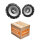 Kenwood KFC-E1754 - 16,5cm 160mm Lautsprecher Boxen Paar 180Watt - Einbauset passend für Mercedes A-Klasse JUST SOUND best choice for caraudio