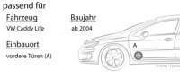 Lautsprecher Boxen Kenwood KFC-S1756 - 16,5cm Koax Auto Einbauzubehör - Einbauset passend für VW Caddy 2K Life Front - justSOUND
