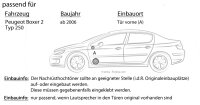 Lautsprecher Boxen MB Quart QS165 - 16,5cm Kompo Auto Einbauzuebehör - Einbauset passend für Peugeot Boxer 2 - justSOUND