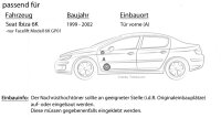 Lautsprecher Boxen MB Quart QS165 - 16,5cm Kompo Auto Einbauzuebehör - Einbauset passend für Seat Ibiza 6K FL Front - justSOUND