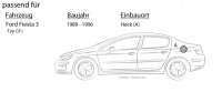 Ford Fiesta 3 + 4 + 5 Heck - Lautsprecher Boxen Pioneer...