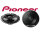 Lautsprecher Boxen Pioneer TS-G1720F - 16,5cm 2-Wege Koax Koaxiallautsprecher Auto Einbausatz - Einbauset passend für Peugeot 207 - justSOUND