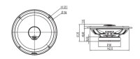 Lautsprecher Boxen Focal ICU165 | 16,5cm 2-Wege Koax Auto Einbauzubehör - Einbauset passend für Alfa Romeo 147 - justSOUND