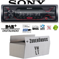Autoradio Radio Sony DSX-A310DAB - DAB+ | MP3/USB - Einbauzubehör - Einbauset passend für VW LT - justSOUND