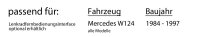 Autoradio Radio Sony DSX-A310DAB - DAB+ | MP3/USB - Einbauzubehör - Einbauset passend für Mercedes W124 - justSOUND