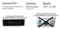 Autoradio Radio Sony DSX-A310DAB - DAB+ | MP3/USB - Einbauzubehör - Einbauset passend für Opel Omega B - justSOUND