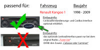 Autoradio Radio Sony DSX-A310DAB - DAB+ | MP3/USB - Einbauzubehör - Einbauset passend für Renault Kangoo 1 - justSOUND