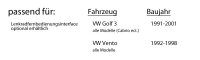 Autoradio Radio Sony DSX-A310DAB - DAB+ | MP3/USB - Einbauzubehör - Einbauset passend für VW Golf 3 III - justSOUND