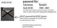Autoradio Radio mit MEX-N7300BD | Bluetooth | DAB+ | CD/MP3/USB MultiColor iPhone - Android Auto - Einbauzubehör - Einbauset passend für Audi A4 B5