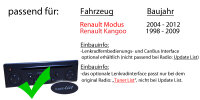 Renault Modus - Autoradio Radio mit MEX-N7300BD | Bluetooth | DAB+ | CD/MP3/USB MultiColor iPhone - Android Auto - Einbauzubehör - Einbauset