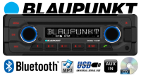 Autoradio Radio Blaupunkt Doha - Bluetooth CD MP3 USB - Einbauzubehör - Einbauset passend für VW Polo 6R - justSOUND