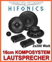 Hifonics Vulcan VX6.2C - 16,5cm Komposystem Lautsprecher - Einbauset passend für Ford S- JUST SOUND best choice for caraudio