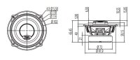 Lautsprecher Boxen Focal ICU100 | 10cm 2-Wege Koax Auto Einbauzubehör - Einbauset passend für Ford Transit Tourneo Connect Heck - justSOUND
