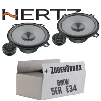 Hertz K 130 - KIT - 13cm Lautsprecher Komposystem - Einbauset passend für BMW 5er E34 - justSOUND