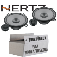Hertz K 130 - KIT - 13cm Lautsprecher Komposystem - Einbauset passend für Fiat Marea Weekend - justSOUND