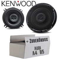 Audi A4 B5 - Lautsprecher Boxen Kenwood KFC-PS1396 - 13cm 2-Wege Koax Auto Einbauzubehör - Einbauset