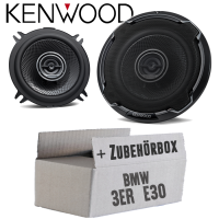 BMW 3er E30 - Lautsprecher Boxen Kenwood KFC-PS1396 - 13cm 2-Wege Koax Auto Einbauzubehör - Einbauset