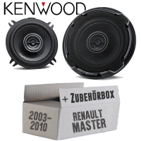 Renault Master 2 - Lautsprecher Boxen Kenwood KFC-PS1396 - 13cm 2-Wege Koax Auto Einbauzubehör - Einbauset