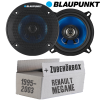 Renault Megane 1 - Lautsprecher Boxen Blaupunkt ICx542 - 13cm 2-Wege Auto Einbauzubehör - Einbauset