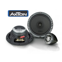 Lautsprecher Boxen Axton ATC165 | 16,5cm 2-Wege Kompo System Auto Einbauzubehör - Einbauset passend für Fiat 500 Front - justSOUND