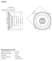 Audi A3 8L - Lautsprecher Boxen Blaupunkt ICx542 - 13cm 2-Wege Auto Einbauzubehör - Einbauset