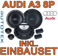 Autotek A 6.2Cs - 16,5cm Komposystem für Audi A3 8P...