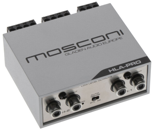 Mosconi HLA-4PRO - 4-Kanal High-Low Konverter mit Remote Erkennung