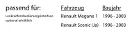 Renault Megane & Scenic 1 - Autoradio Radio mit MEX-N7300BD | Bluetooth | DAB+ | CD/MP3/USB MultiColor iPhone - Android Auto - Einbauzubehör - Einbauset