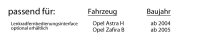 Autoradio Radio Sony DSX-A310DAB - DAB+ | MP3/USB - Einbauzubehör - Einbauset passend für Opel Zafira B - justSOUND
