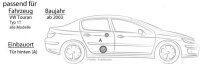 Lautsprecher hinten - Eton POW 172.2 Compression - 16,5cm 2-Wege System - Einbauset passend für VW Touran - justSOUND