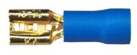 Flachstecker 4,8 mm, blau, für 1,5 - 2,5 mm2 - im 10er Pack