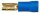 Flachstecker 2,8 mm, blau, für 1,5 - 2,5 mm2 - im 10er Pack - im 10er Pack