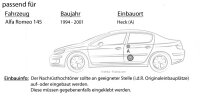 JBL GX600C | 2-Wege | 16,5cm Lautsprecher System - Einbauset passend für Alfa Romeo 145 - justSOUND