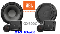 JBL GX600C | 2-Wege | 16,5cm Lautsprecher System - Einbauset passend für Fiat Bravo 198 Heck - justSOUND