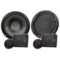 JBL GX600C | 2-Wege | 16,5cm Lautsprecher System - Einbauset passend für Fiat Panda 169 Heck - justSOUND