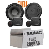 JBL GX600C | 2-Wege | 16,5cm Lautsprecher System - Einbauset passend für Ford Cougar Front Heck - justSOUND